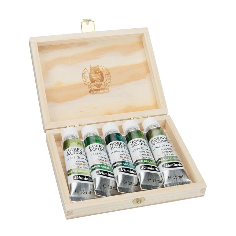 Schmincke Super Granulation Set Forest 5 x 15ml