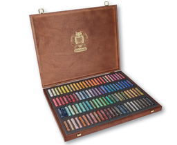 [SC77260] Schmincke Pastels Wooden Boxed Set of 60 Assorted pastels