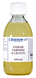 [CR33721H] Roberson Damar Picture Varnish 5lb Cut 250ml