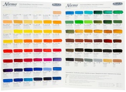 [SC90411] Schmincke Norma Hand Painted Colour Chart A4