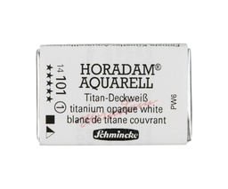 [SC14101Q] Schmincke Horadam Watercolour Full Pan Titanium Opaque White Series 1