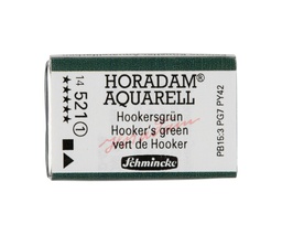 [SC14521Q] Schmincke Horadam Watercolour Full Pan Hookers Green Series 1