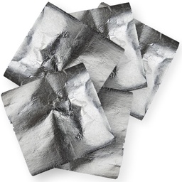 [CR72215] Roberson Aluminium Leaf 100 Sheets Bulk Loose