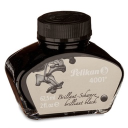 [PE30105D] Pelikan Fountain Pen Ink 4001 30 ml Brilliant Black