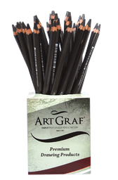 [RTLH186B5CBOX] ArtGraf Water Soluble Pencil 6B 5mm Dark Grey Box 36