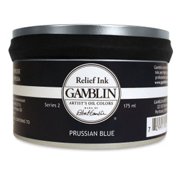 [4116703025] Gamblin Relief Ink PRUSSIAN BLUE 175ml