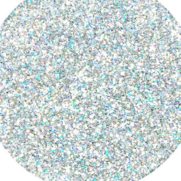 [30000403248] Brodie &amp; Middleton Glitter Polyester 1/96" Superfine 100g Holographic Silver