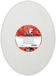 [5670005401] Fredrix  5in x 7in Oval Stretched Canvas