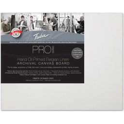 [5673513398] Fredrix Archival Canvas Panel Oil Primed Linen 16in x 20in