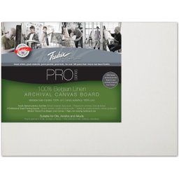[5673523428] Fredrix Archival Canvas Panel Universal Primed Linen 11in x 14 in