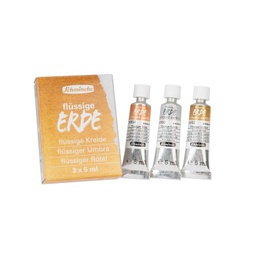 [SC18858097] Schmincke Pigment Trio Liquid Earth